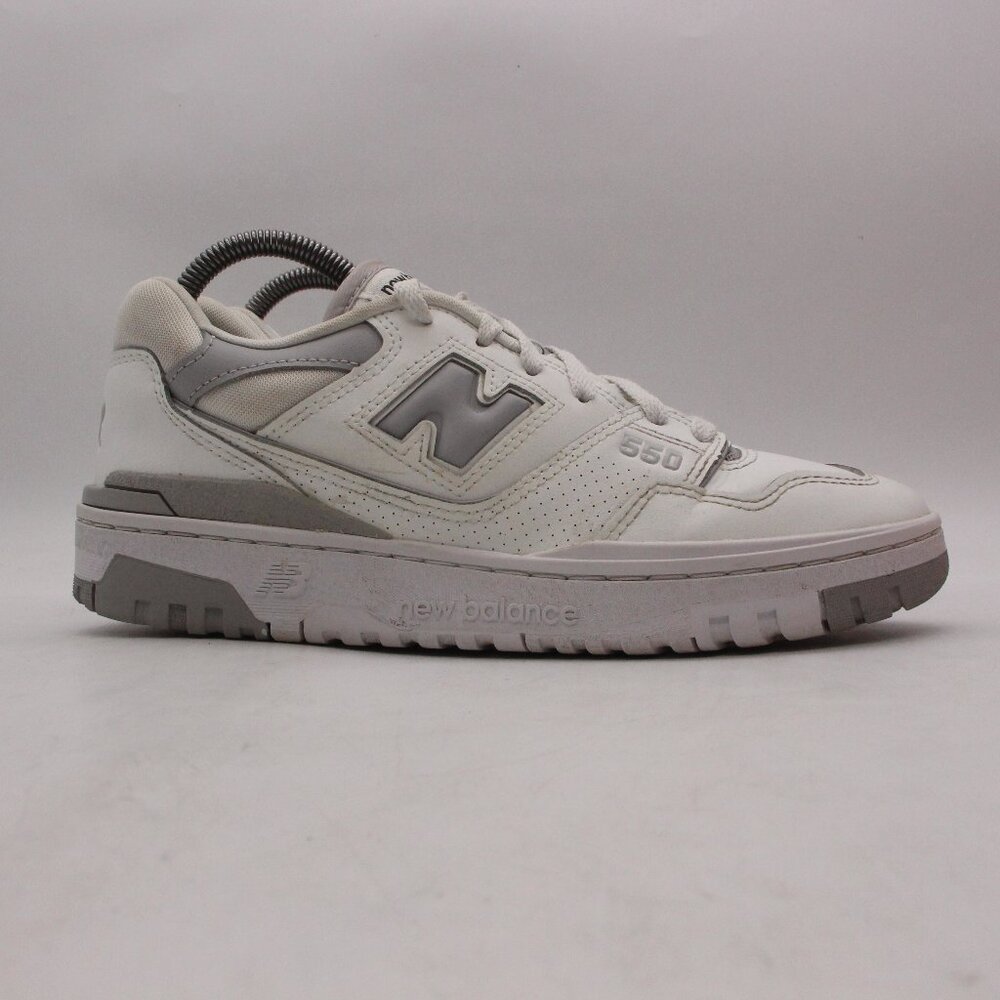 New Balance 550 BB550PB1 White Leather Men's 7.5 Women's 9 Sneakers Lace Up
